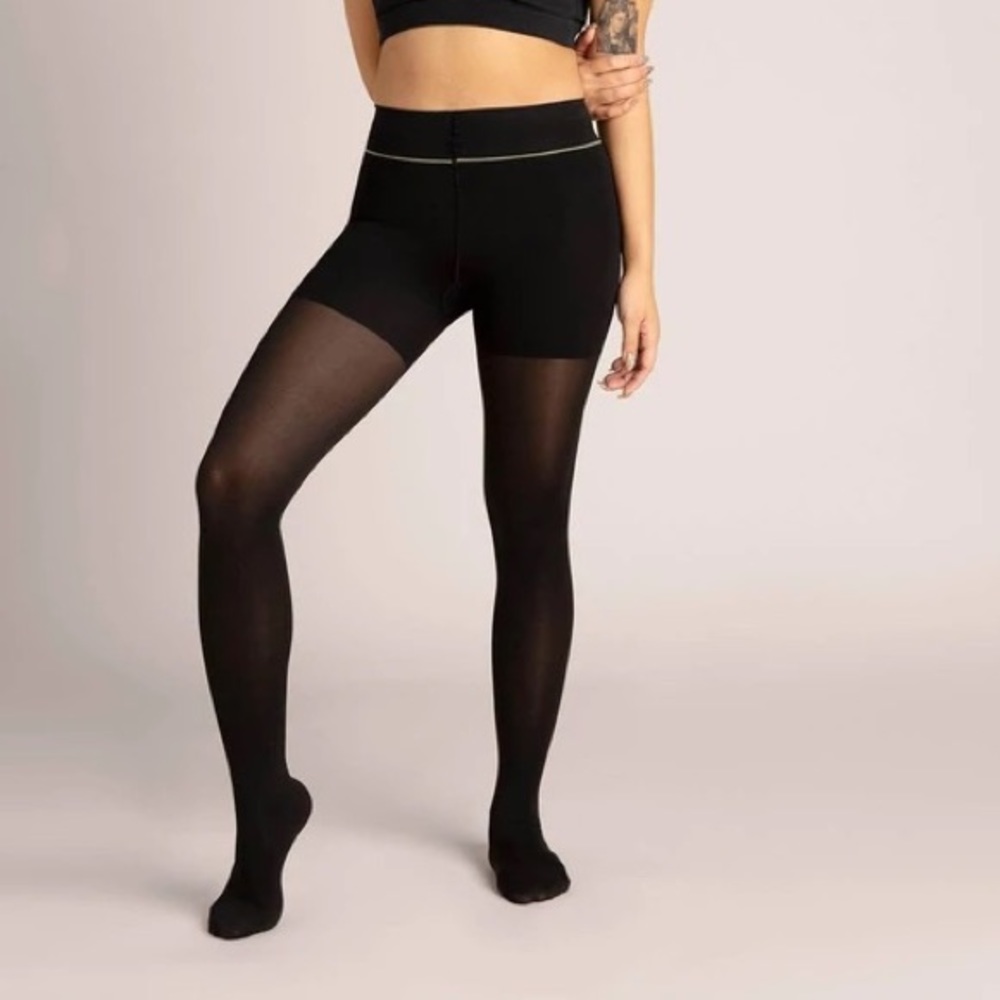 Sheertex Black Shaping Luxury Semi-Sheer Tights